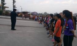 Instruction given to runners